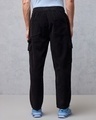 Shop Men's Black Oversized Cargo Carpenter Pants-Design