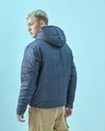 Shop Men's Blue Oversized Plus Size Puffer Jacket-Design