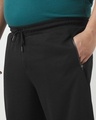 Shop Men's Black Oversized Plus Size Joggers