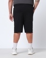 Shop Men's Black Oversized Plus Size Shorts-Design
