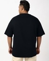 Shop Men's Black Oversized Plus Size T-shirt-Design