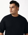 Shop Men's Black Oversized Plus Size T-shirt