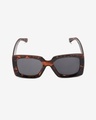 Shop Men's Black Oversized Polarised Lens Sunglasses-Full
