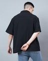 Shop Men's Black Oversized Shirt-Full