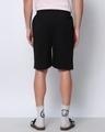 Shop Men's Black Oversized Shorts-Full
