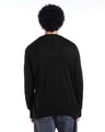 Shop Men's Black Oversized Sweater-Full