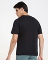 Shop Men's Black Oversized T-shirt-Full