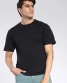 Shop Men's Black Oversized T-shirt