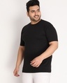 Shop Men's Black Plus Size T-shirt-Design