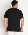 Shop Men's Black Plus Size T-shirt-Full