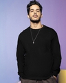 Shop Men's Black Oversized T-shirt-Front