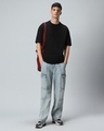 Shop Men's Black Oversized T-shirt