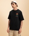 Shop Men's Black Come to the Dark Side Graphic Printed Oversized T-shirt-Design