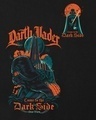 Shop Men's Black Come to the Dark Side Graphic Printed Oversized T-shirt