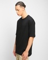 Shop Pack of 2 Men's Black Oversized T-shirt-Design