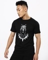 Shop Men's Black Panther Portrait T-shirt-Design