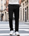 Shop Men's Black Pants-Front