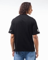 Shop Men's Black Patience is the Key Graphic Printed Oversized T-shirt-Full