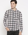 Shop Men's Black & Pink Checked Shirt-Front