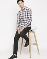 Shop Men's Black & Pink Checked Shirt