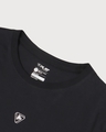 Shop Men's Black Play Athleisure Typography T-shirt