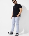 Shop Men's Black Plus Size Shirt-Design