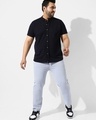 Shop Men's Black Plus Size Shirt-Full