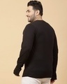 Shop Men's Black Plus Size Thumbhole T-shirt-Full