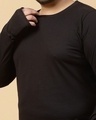 Shop Men's Black Plus Size Thumbhole T-shirt