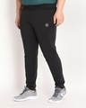 Shop Men's Black Plus Size Track Pants-Design