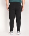 Shop Men's Black Plus Size Track Pants-Full