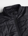 Shop Men's Black Plus Size Typography Puffer Jacket