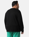 Shop Men's Black Plus Size Zipper Sweatshirt-Design