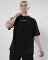Shop Men's Black Poison Skull Reflective Printed Oversized T-shirt-Design