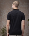 Shop Men's Black Polo T-shirt-Design