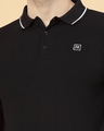 Shop Men's Black Polo T-shirt