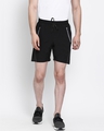 Shop Men's Black Polyester Shorts