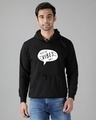 Shop Men's Black Positive Vibes Only Hoodie Sweatshirt-Front