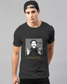 Shop Men's Black Post Malone Millions Graphic Printed Cotton T-shirt-Front
