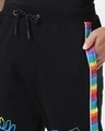 Shop Men's Black Side Striped Joggers