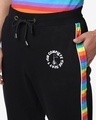 Shop Men's Black Pride Side Panel Plus Size Joggers