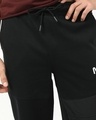 Shop Men's Black NASA Typography Oversized Cargo Joggers