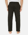 Shop Men's Black Printed Regular Fit Pyjamas-Design