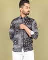 Shop Men's Black Printed Shirt-Design