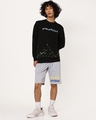 Shop Men's Black Typography Sweatshirt-Full