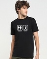 Shop Men's Black Problem Solved T-shirt-Front