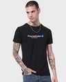 Shop Men's Black Procrastinator Typography T-shirt-Front