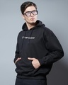 Shop Men's Black Protagonist Main Character Graphic Printed Oversized Hooded Sweatshirt-Design