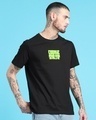 Shop Men's Black Puff Printed T-shirt-Design