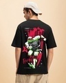 Shop Men's Black Raph Graphic Printed Oversized T-shirt-Design